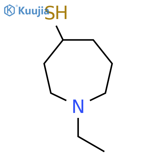 1-Ethylazepane-4-thiol structure