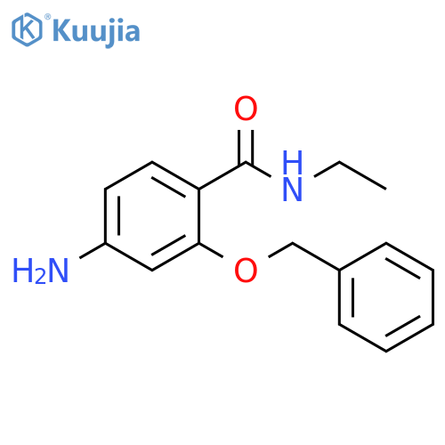 4-Amino-2-(benzyloxy)-N-ethylbenzamide structure