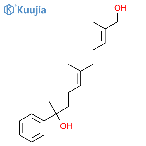 2,6-Undecadiene-1,10-diol, 2,6-dimethyl-10-phenyl- structure