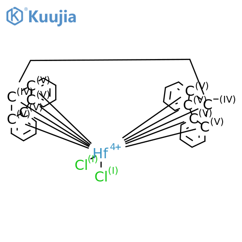 [1,2-Ethylidene-bis(fluoren-9-yl)]-hafnium(IV)-dichloride structure