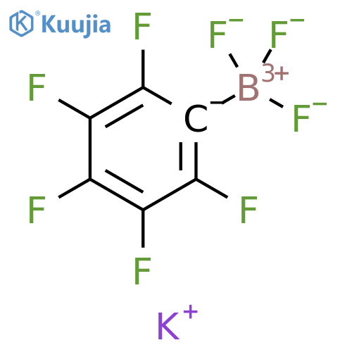 POTASSIUM PERFLUOROPHENYLTRIFLUOROBORATE structure
