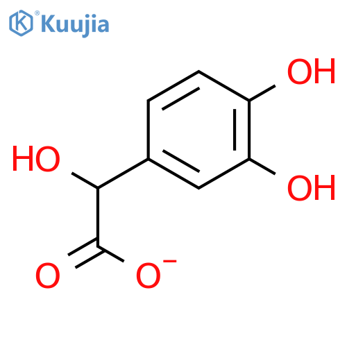 (2R)-2-(3,4-dihydroxyphenyl)-2-hydroxy-acetate structure