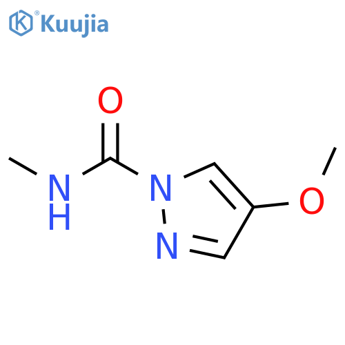 1H-Pyrazole-1-carboxamide,4-methoxy-N-methyl- structure