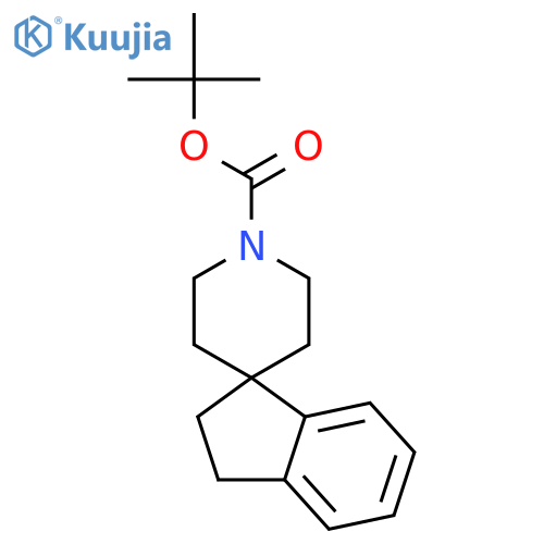 tert-Butyl 2,3-dihydrospiro[indene-1,4'-piperidine]-1'-carboxylate structure