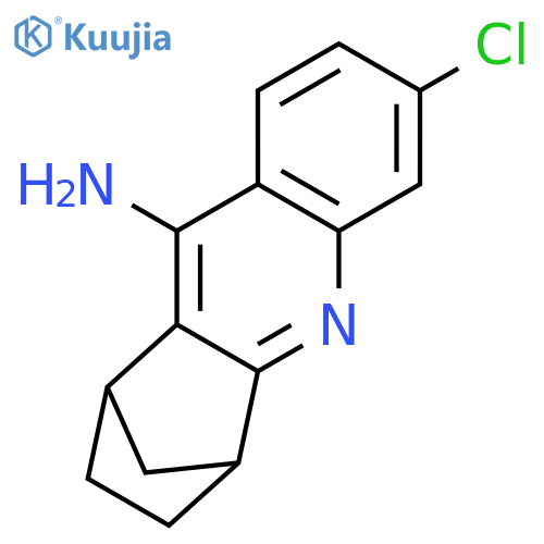 1,4-Methanoacridin-9-amine, 6-chloro-1,2,3,4-tetrahydro- structure