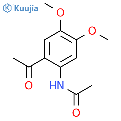 acetic acid-(2-acetyl-4,5-dimethoxy-anilide) structure