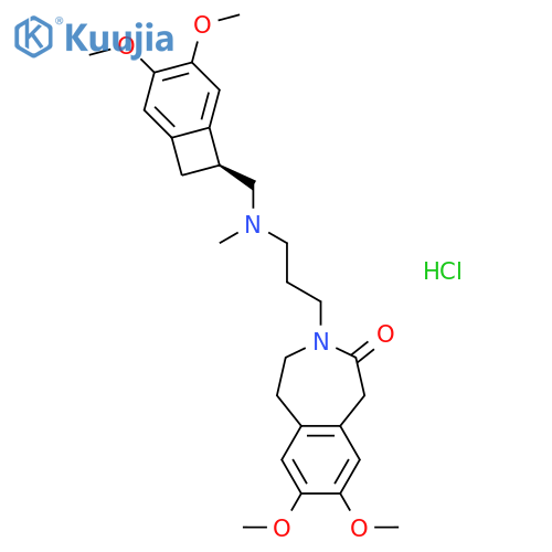Ivabradine hydrochloride structure