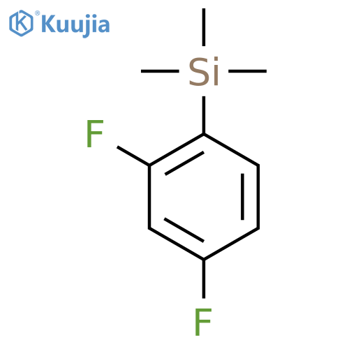 (2,4-Difluorophenyl)trimethylsilane structure
