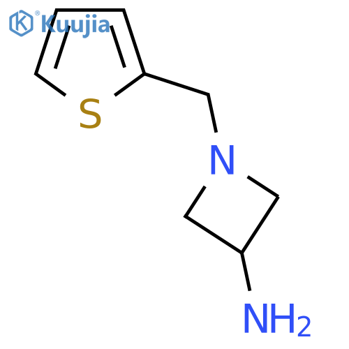 1-(Thiophen-2-ylmethyl)azetidin-3-amine structure