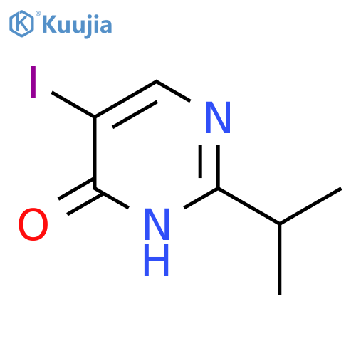 5-Iodo-2-isopropylpyrimidin-4-ol structure