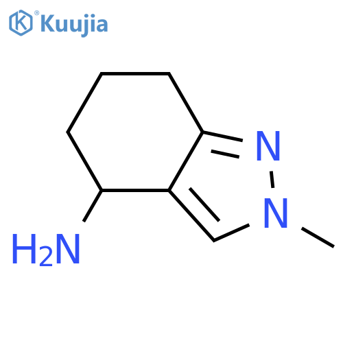 2-methyl-4,5,6,7-tetrahydro-2H-indazol-4-amine structure