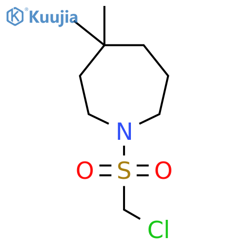 1-Chloromethanesulfonyl-4,4-dimethylazepane structure
