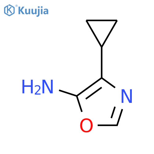 4-Cyclopropyl-1,3-oxazol-5-amine structure