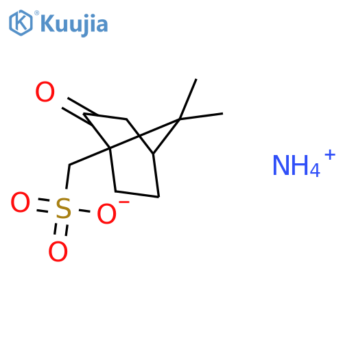 Bicyclo[2.2.1]heptane-1-methanesulfonicacid, 7,7-dimethyl-2-oxo-, ammonium salt (1:1), (1S,4R)- structure