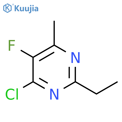 4-Chloro-2-ethyl-5-fluoro-6-methylpyrimidine structure