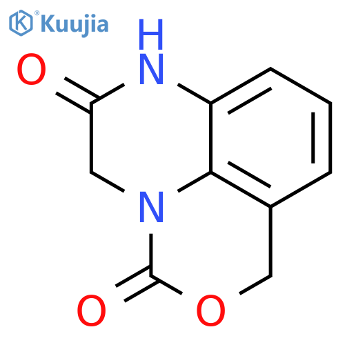 1H,5H,7H-Pyrazino[3,2,1-ij][3,1]benzoxazine-2,5(3H)-dione structure