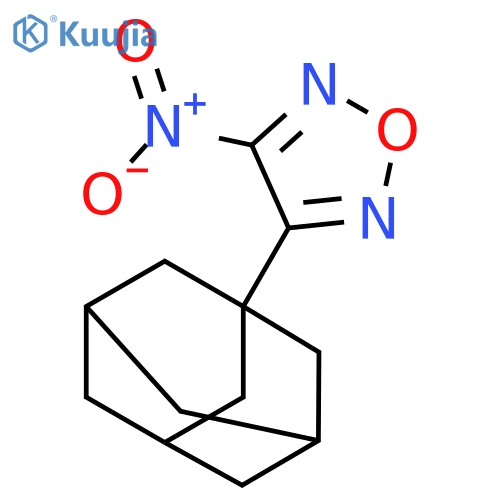 3-Nitro-4-tricyclo[3.3.1.13,7]dec-1-yl-1,2,5-oxadiazole structure