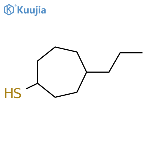 4-Propylcycloheptane-1-thiol structure