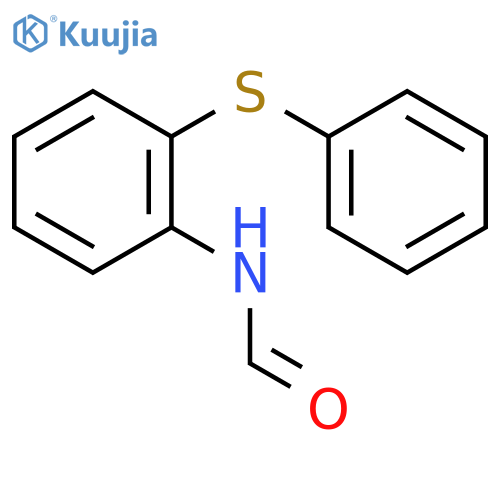 N-((o-phenylthio)phenyl)formamide structure