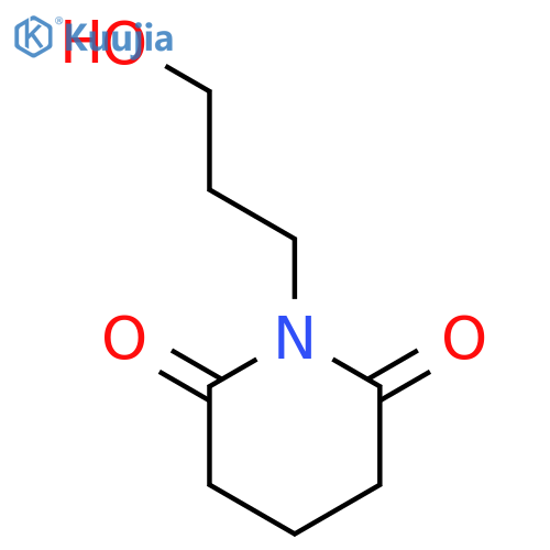 2,6-Piperidinedione,1-(3-hydroxypropyl)- structure