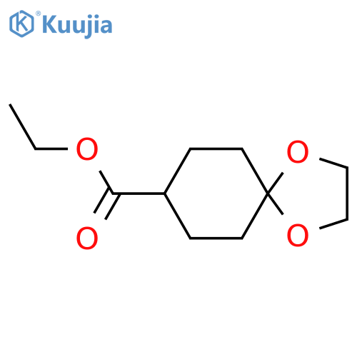 Ethyl 1,4-dioxaspiro[4.5]decane-8-carboxylate structure