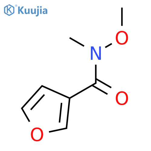 N-methoxy-N-methylfuran-3-carboxamide structure