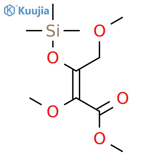 2-Butenoic acid, 2,4-dimethoxy-3-[(trimethylsilyl)oxy]-, methyl ester structure