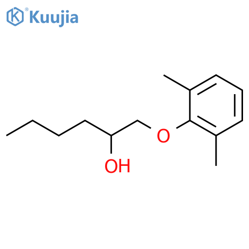 2-Hexanol, 1-(2,6-dimethylphenoxy)- structure