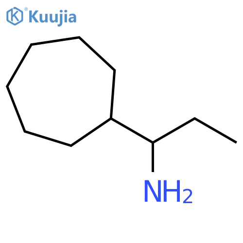 1-cycloheptylpropan-1-amine structure