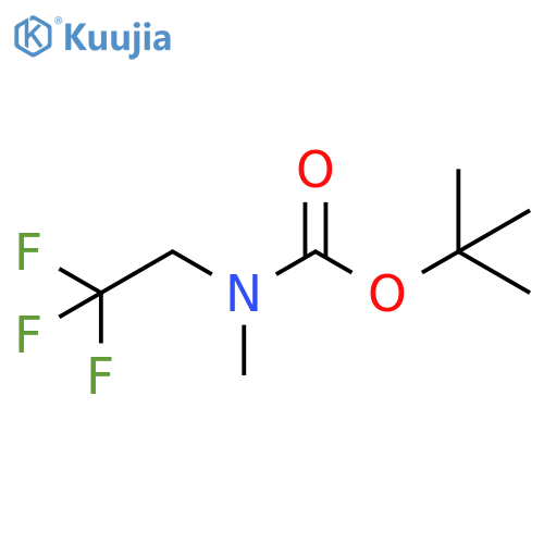 N-Boc-2,2,2-trifluoro-N-methylethanamine structure