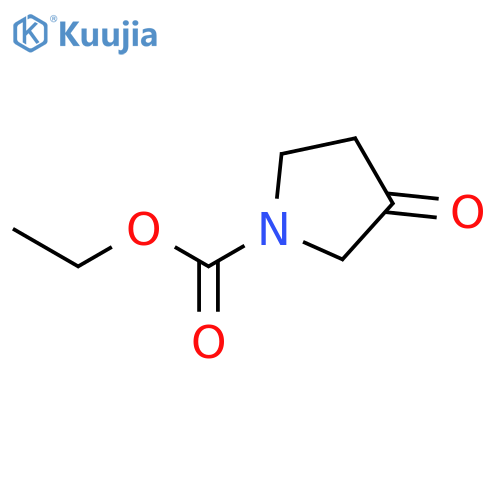 Ethyl 3-oxopyrrolidine-1-carboxylate structure