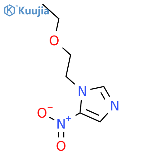 1-(2-ethoxyethyl)-5-nitro-1H-Imidazole structure