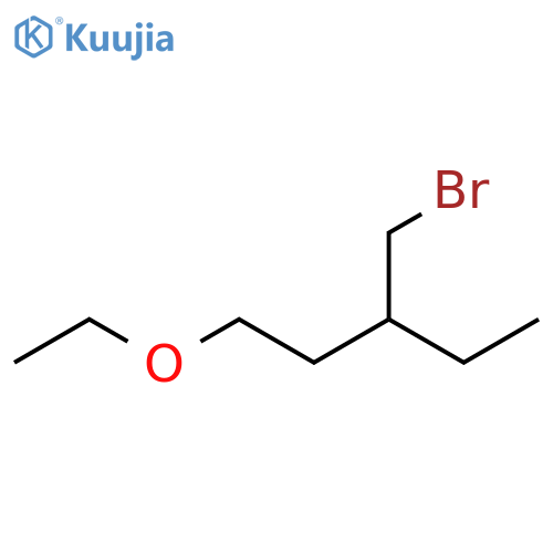 Pentane, 3-(bromomethyl)-1-ethoxy- structure