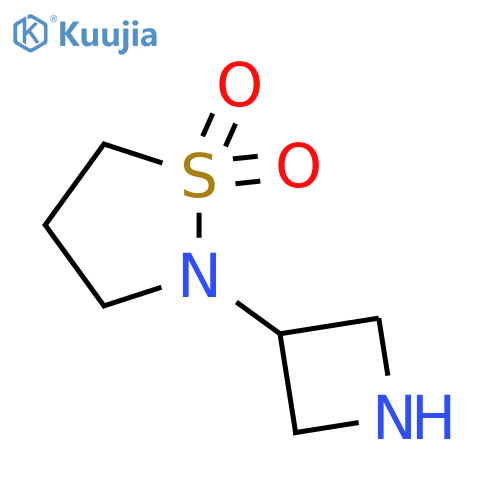 2-(azetidin-3-yl)-1lambda6,2-thiazolidine-1,1-dione structure