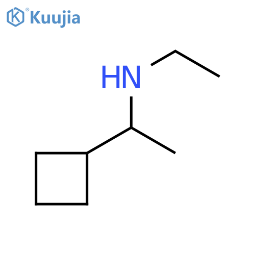(1-cyclobutylethyl)(ethyl)amine structure