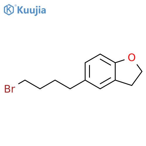5-(4-bromobutyl)-2,3-dihydro-1-benzofuran structure