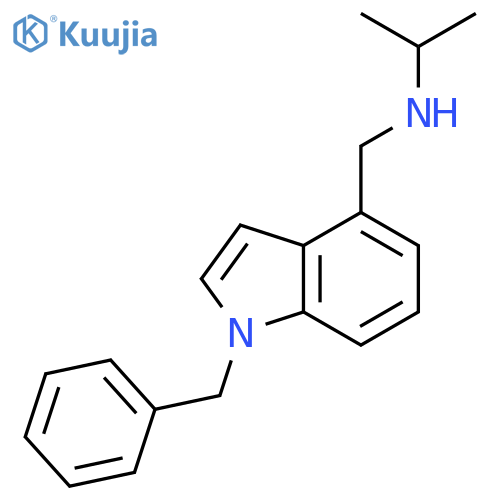 [(1-Benzyl-1H-indol-4-yl)methyl](propan-2-yl)amine structure