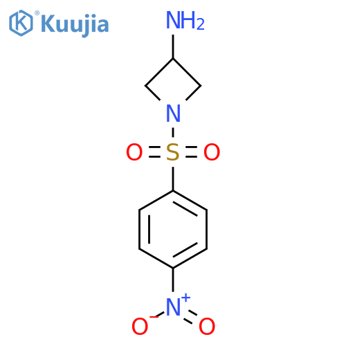 1-(4-nitrobenzenesulfonyl)azetidin-3-amine structure