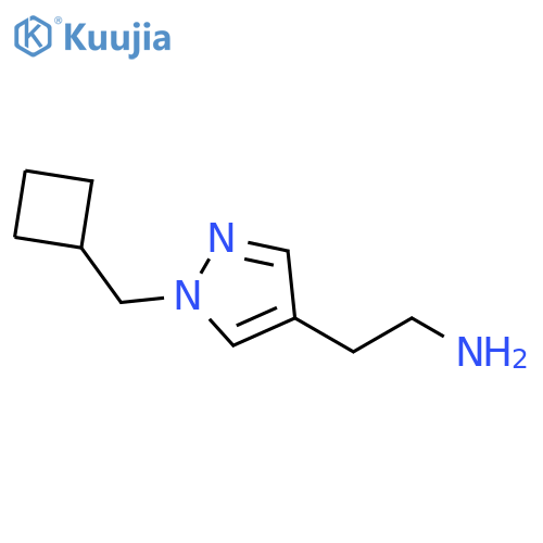 2-[1-(cyclobutylmethyl)-1H-pyrazol-4-yl]ethan-1-amine structure