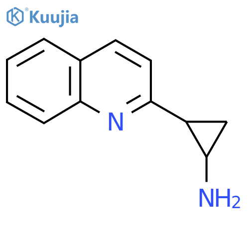 2-(quinolin-2-yl)cyclopropan-1-amine structure