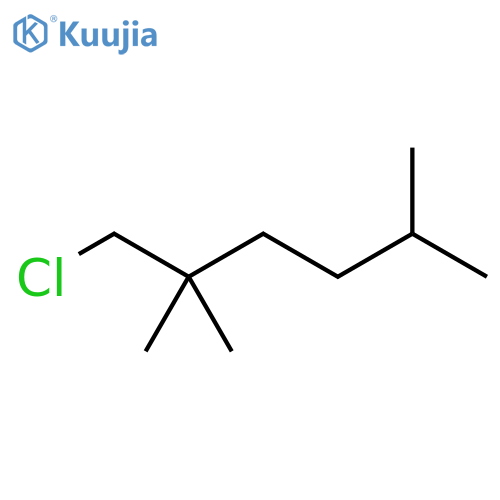 Hexane, 1-chloro-2,2,5-trimethyl- structure