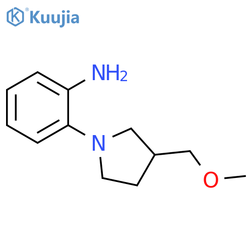 2-[3-(methoxymethyl)pyrrolidin-1-yl]aniline structure