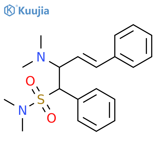 Benzenemethanesulfonamide,a-[1-(dimethylamino)-3-phenyl-2-propen-1-yl]-N,N-dimethyl- structure