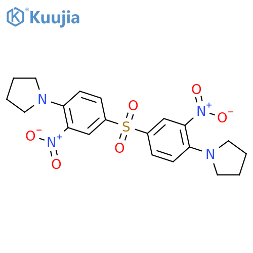 Pyrrolidine,1,1'-[sulfonylbis(2-nitro-p-phenylene)]di- (8CI) structure