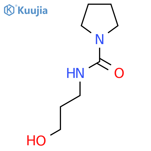 N-(3-Hydroxypropyl)pyrrolidine-1-carboxamide structure