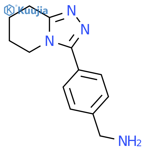 4-(5,6,7,8-Tetrahydro-[1,2,4]triazolo[4,3-a]pyridin-3-yl)-benzylamine structure