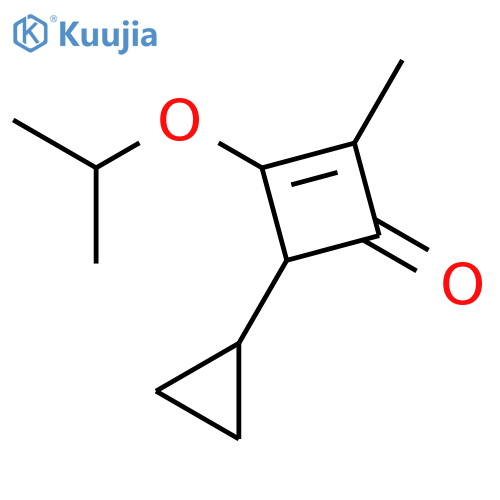 2-Cyclobuten-1-one, 4-cyclopropyl-2-methyl-3-(1-methylethoxy)- structure