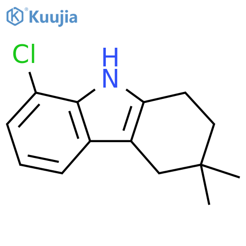 8-Chloro-3,3-dimethyl-2,3,4,9-tetrahydro-1h-carbazole structure