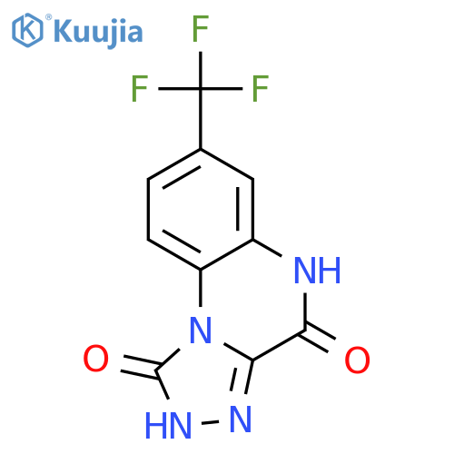 [1,2,4]Triazolo[4,3-a]quinoxaline-1,4(2H,5H)-dione, 7-(trifluoromethyl)- structure