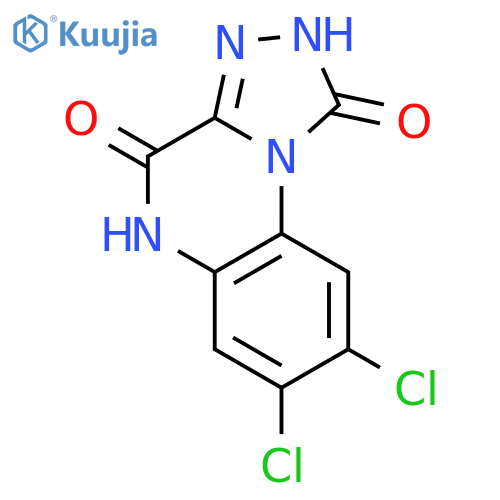 [1,2,4]Triazolo[4,3-a]quinoxaline-1,4(2H,5H)-dione, 7,8-dichloro- structure